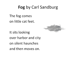 Fog by Carl Sandburg Theme: 2022<