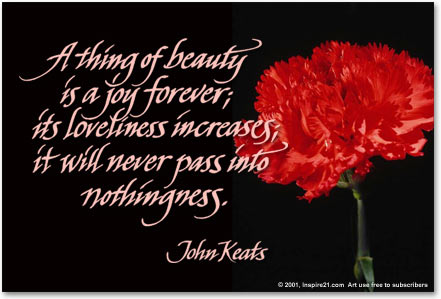 Summary and Meaning of A Thing of Beauty by Keats: 2022<