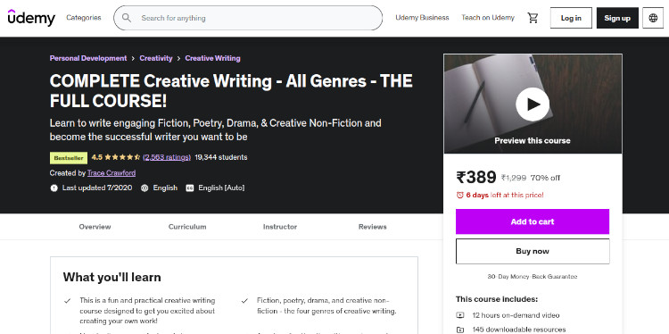 COMPLETE Creative Writing Course