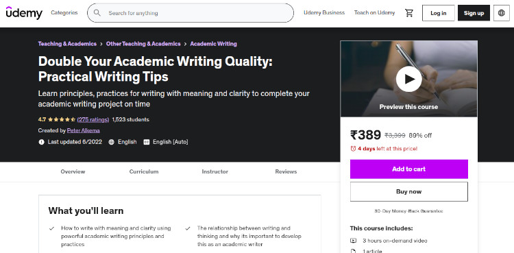 Double Your Academic Writing Quality: Practical Writing Tips