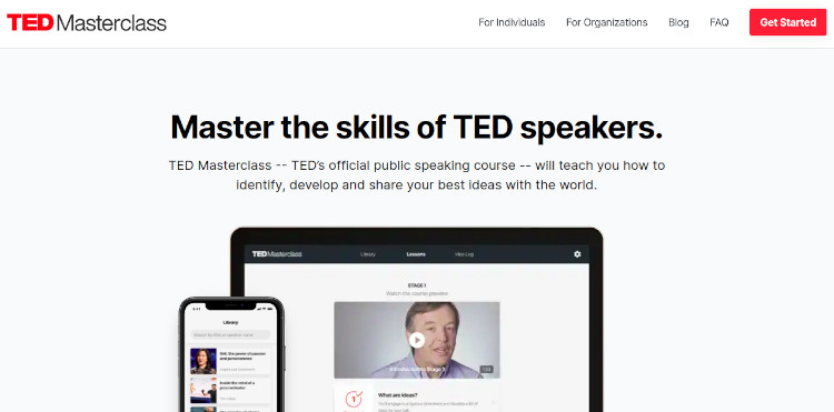 Master the skills of TED speakers.