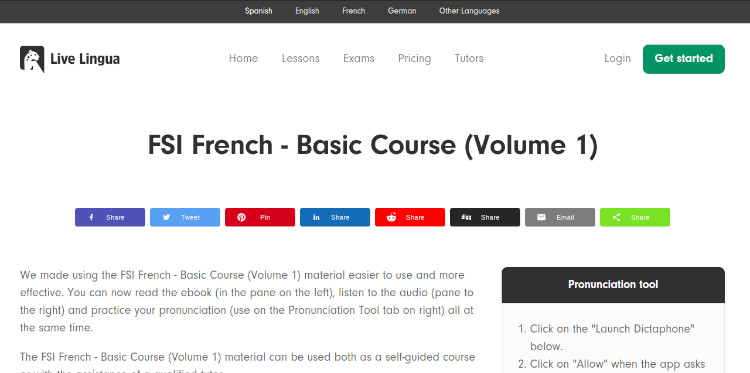FSI French - Basic Course (Volume 1)