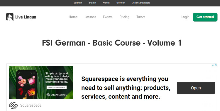 FSI German - Basic Course - Volume 1