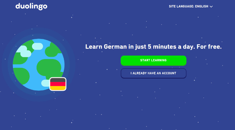 Learn German in just 5 minutes a day
