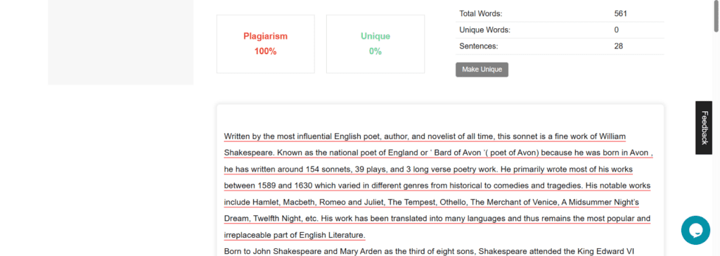 minimum plagiarism percentage for research paper